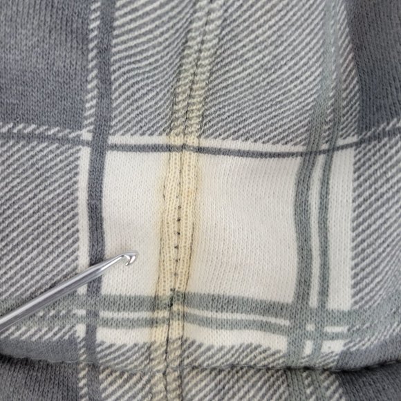 Matix Mens Quilted Full Zip Hooded Jacket Gray Buffalo Plaid Skateboard size XXL - Picture 12 of 12